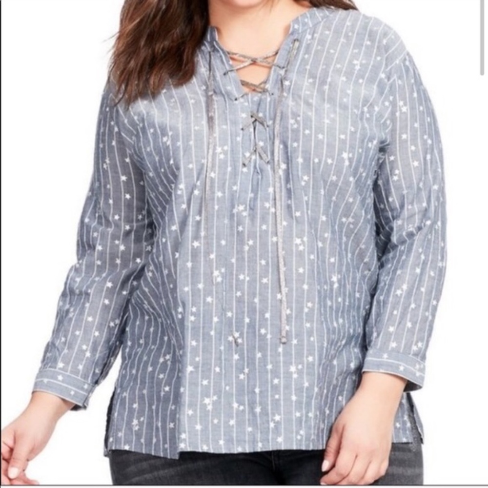 Johnny Was workshop cotton top tunic